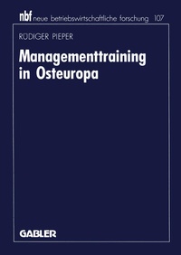 Enlarge image Cover: Managementtraining in Osteuropa - Springer Gabler