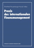Cover: Praxis des internationalen Finanzmanagement - Springer Gabler