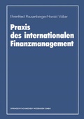 Cover: Praxis des internationalen Finanzmanagement - Springer Gabler
