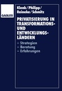 Cover: Privatisierung in Transformations- und Entwicklungsländern - Springer Gabler