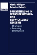 Cover: Privatisierung in Transformations- und Entwicklungsl&auml;ndern - Springer Gabler