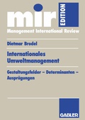 Cover: Internationales Umweltmanagement - Springer Gabler