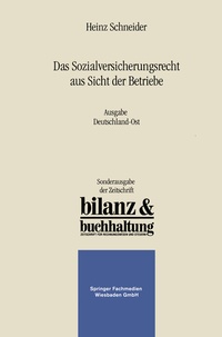 Abbildung von: Das Sozialversicherungsrecht aus Sicht der Betriebe - Springer Gabler