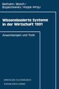 Cover: Wissensbasierte Systeme in der Wirtschaft 1991 - Springer Gabler