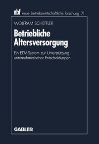 Abbildung von: Betriebliche Altersversorgung - Springer Gabler