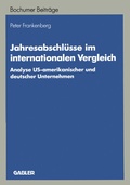 Cover: Jahresabschl&uuml;sse im internationalen Vergleich - Springer Gabler