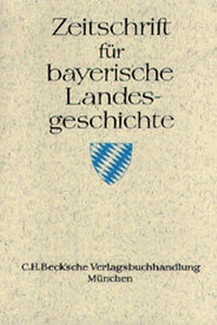 Abbildung von: Zeitschrift für Bayerische Landesgeschichte Register zu Band 41-63 - C.H.BECK