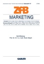 Cover: Marketing - Springer Gabler