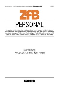 Enlarge image Cover: Personal - Springer Gabler