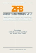 Cover: Krankenhausmanagement - Springer Gabler