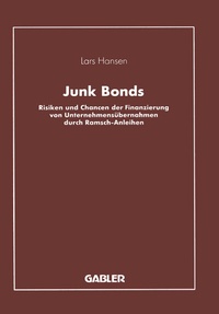 Enlarge image Cover: Junk Bonds - Springer Gabler