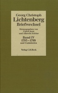 Cover: Lichtenberg Briefwechsel Bd. 4: 1793-1799 - C.H.BECK