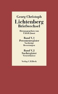 Cover: Lichtenberg Briefwechsel Bd. 5: Register - C.H.BECK