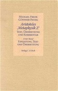Cover: Aristoteles 'Metaphysik Z' - C.H.BECK