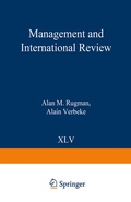 Cover: The Limits to Globalization and the Regional Strategies of Multinational Enterprises - Springer Gabler