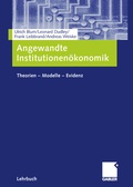 Cover: Angewandte Institutionen&ouml;konomik - Springer Gabler