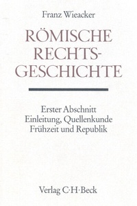 Enlarge image Cover: Römische Rechtsgeschichte - C.H.BECK
