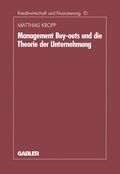 Cover: Management-Buyouts und die Theorie der Unternehmung - Springer Gabler