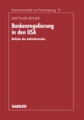 Cover: Bankenregulierung in den USA - Springer Gabler