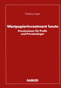 Cover: Wertpapierinvestment heute - Springer Gabler