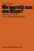 Cover: Wie beurteilt man eine Bilanz? - Springer Gabler