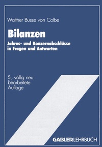 Enlarge image Cover: Bilanzen - Springer Gabler