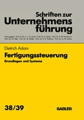 Cover: Fertigungssteuerung - Springer Gabler