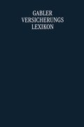 Cover: Gabler Versicherungs Lexikon - Springer Gabler