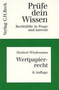 Abbildung von: Wertpapierrecht - C.H.BECK