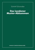 Cover: Das Londoner Muster-Abkommen - Springer Gabler