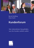 Cover: Kundenforum - Springer Gabler