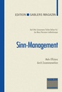 Cover: Sinn-Management - Springer Gabler