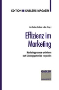 Cover: Effizienz im Marketing - Springer Gabler
