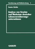 Cover: Analyse von Gewinn und Wachstum deutscher Lebensversicherungsunternehmen - Springer Gabler