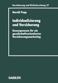 Cover: Individualisierung und Versicherung - Springer Gabler