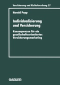 Cover: Individualisierung und Versicherung - Springer Gabler