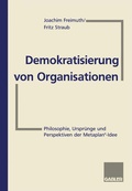 Cover: Demokratisierung von Organisationen - Springer Gabler