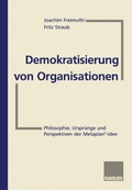 Cover: Demokratisierung von Organisationen - Springer Gabler