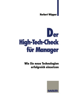 Enlarge image Cover: Der High-Tech-Check für Manager - Springer Gabler