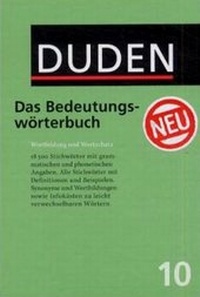 Bild vergrößern Bild: Das Bedeutungswörterbuch - Duden
