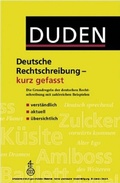 Cover: Duden, Deutsche Rechtschreibung kurz gefasst - Duden