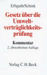 Bild: Gesetz über die Umweltverträglichkeitsprüfung - C.H.BECK