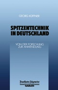 Cover: Spitzentechnik in Deutschland - Springer Gabler