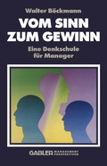 Cover: Vom Sinn zum Gewinn - Springer Gabler