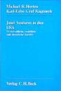 Abbildung von: Joint Ventures in den USA - C.H.BECK