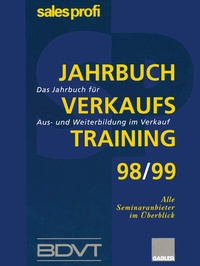 Abbildung von: Jahrbuch Verkaufstraining 98/99 - Springer Gabler