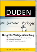 Cover: Die gro&szlig;e Vorlagensammlung - Duden