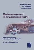 Cover: Markenmanagement in der Automobilindustrie - Springer Gabler