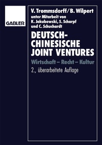 Abbildung von: Deutsch-chinesische Joint Ventures - Springer Gabler