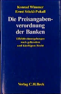 Abbildung von: Die Preisangabenverordnung der Banken - C.H.BECK